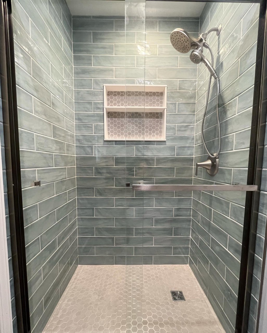 Tiled shower stall refresh