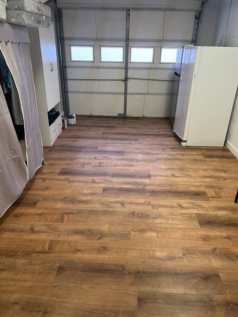 Utility room with new LVP flooring